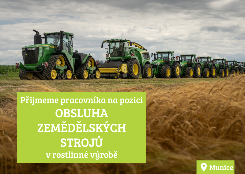 Obsluha zemědělských strojů v rostlinné výrobě