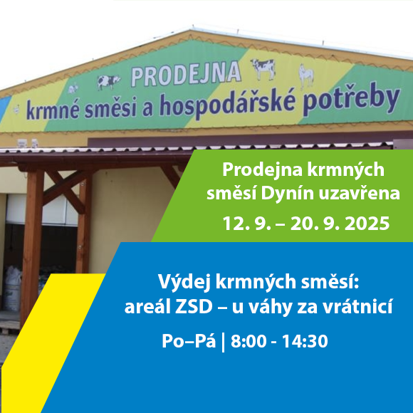 Prodejna krmiv a hospodářských potřeb v Dyníně